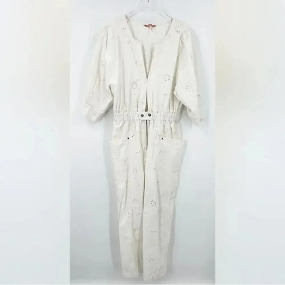 x We The Free Loving You Jumpsuit in Ivory B1416 - Picture 2 of 4